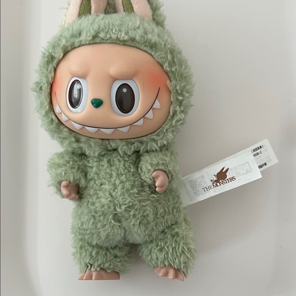 The Monsters Fuzzy Green Plush Doll
